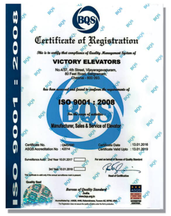 BQS Certified: Benchmarking Quality and Safety